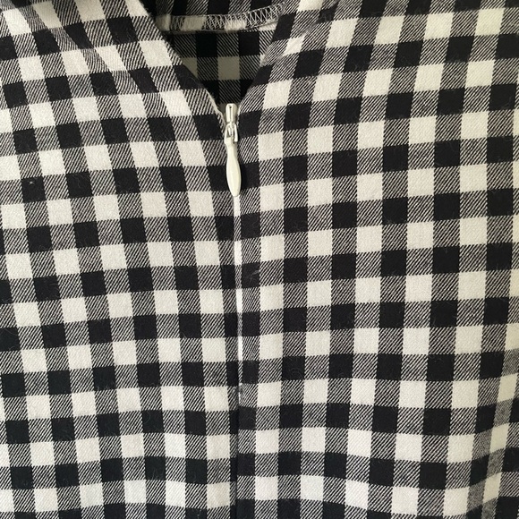 J. Crew Gingham Plaid Tiered Ruffle Mini Dress Bow Classic Preppy Picnic Cottage - Picture 7 of 8